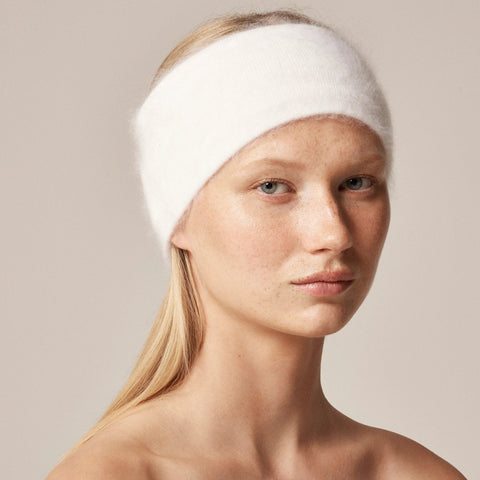 Brushed cashmere headband
