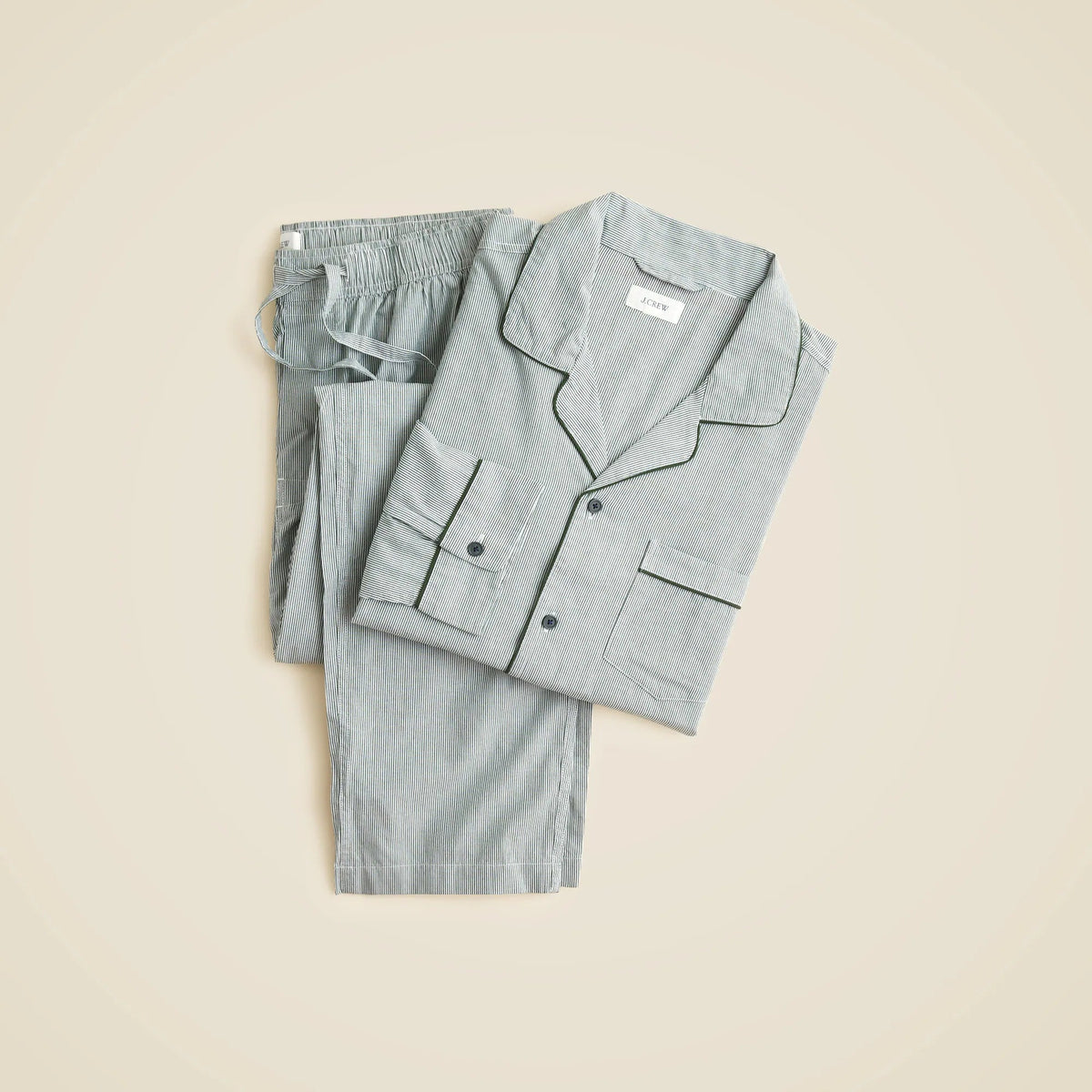 Pajama set in cotton poplin