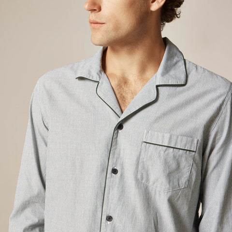 Pajama set in cotton poplin