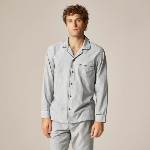 Pajama set in cotton poplin
