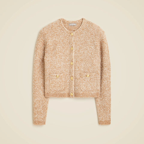 Sweater lady jacket in stretch wool blend