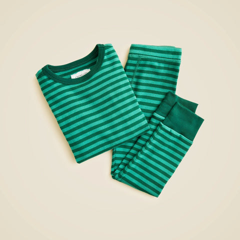 Kids' long-sleeve printed pajama set