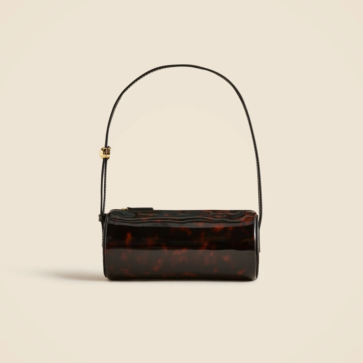 Bordeaux bag in tortoise-print leather