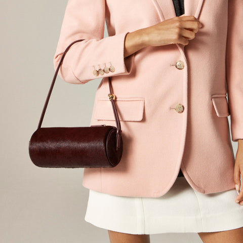 Bordeaux bag in calf hair