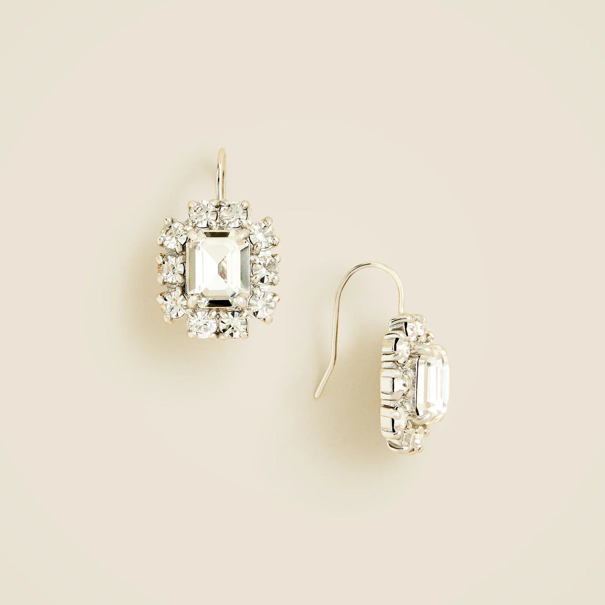 Gemstone drop earrings