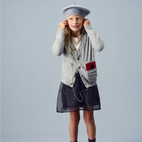 Girls' Collection organza midi skirt