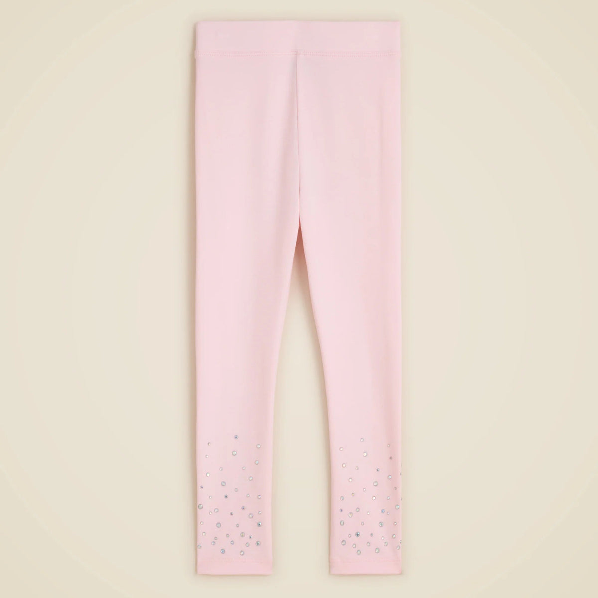 Girls' everyday leggings with hotfix crystals
