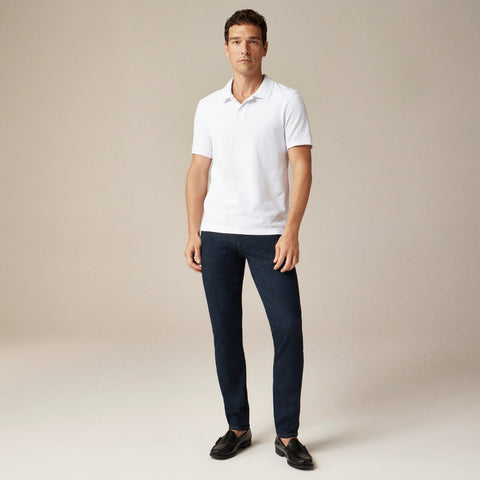 484 Slim-fit stretch jean in aged indigo wash