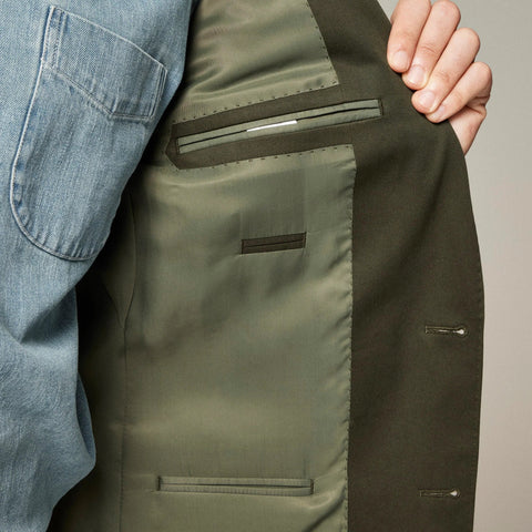 Ludlow Slim-fit suit jacket in Japanese cotton chino