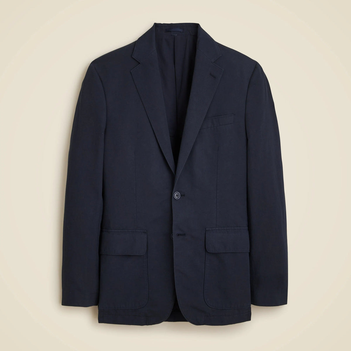 Crosby Classic-fit suit jacket in garment-dyed Italian cotton-linen blend