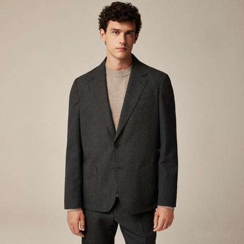 Kenmare Relaxed-fit suit jacket in English fresco wool