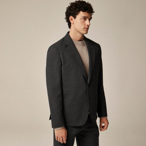 Kenmare Relaxed-fit suit jacket in English fresco wool