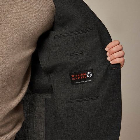 Kenmare Relaxed-fit suit jacket in English fresco wool