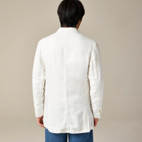 Big-fit suit jacket in Italian linen