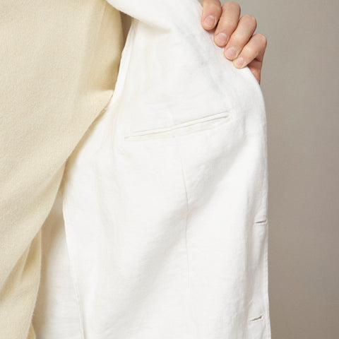 Big-fit suit jacket in Italian linen