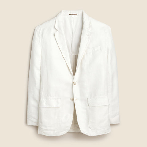 Big-fit suit jacket in Italian linen