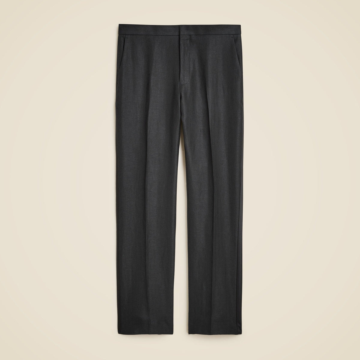 Crosby Classic-fit tuxedo pant in linen herringbone