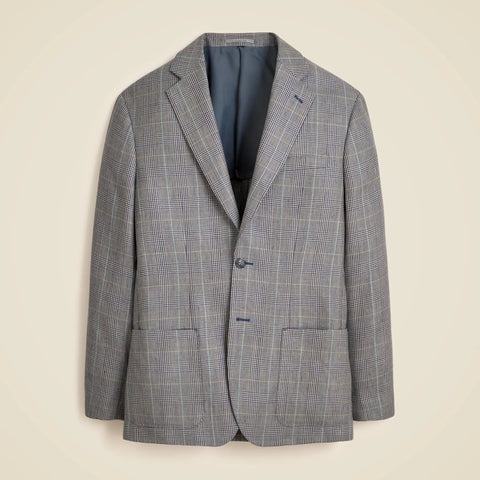 Blazer in English wool-linen blend