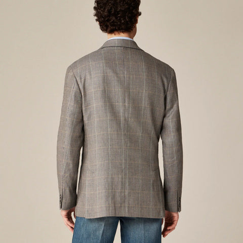 Blazer in English wool-linen blend
