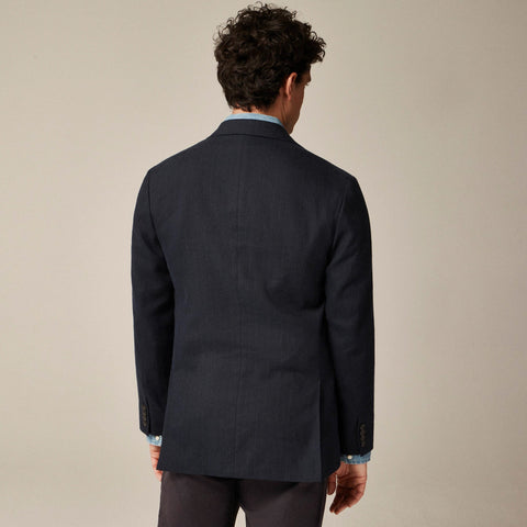 Crosby Classic-fit blazer in Italian linen-cotton blend