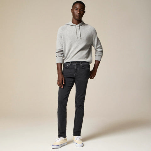 484 Slim-fit stretch jean in dark charcoal wash