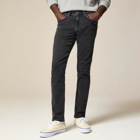 484 Slim-fit stretch jean in dark charcoal wash