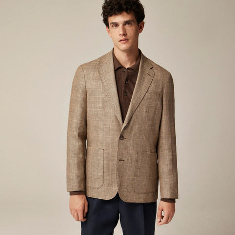 Crosby Classic-fit blazer in English wool-linen blend