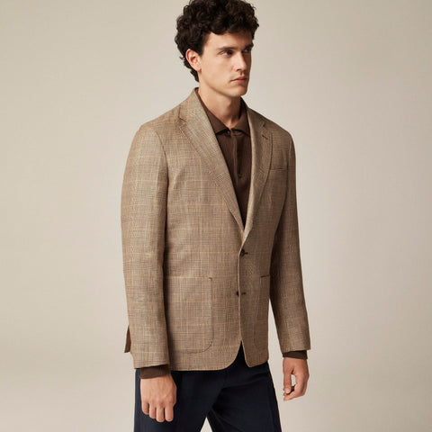 Crosby Classic-fit blazer in English wool-linen blend