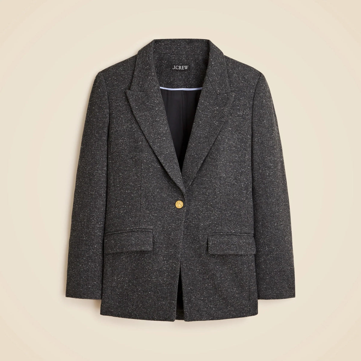 Vivienne blazer in Italian donegal wool blend