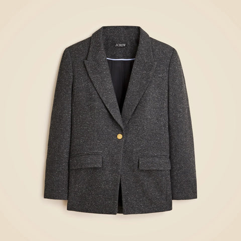 Vivienne blazer in Italian donegal wool blend