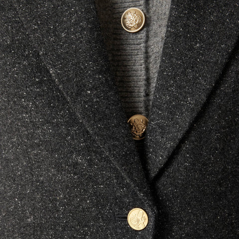 Vivienne blazer in Italian donegal wool blend