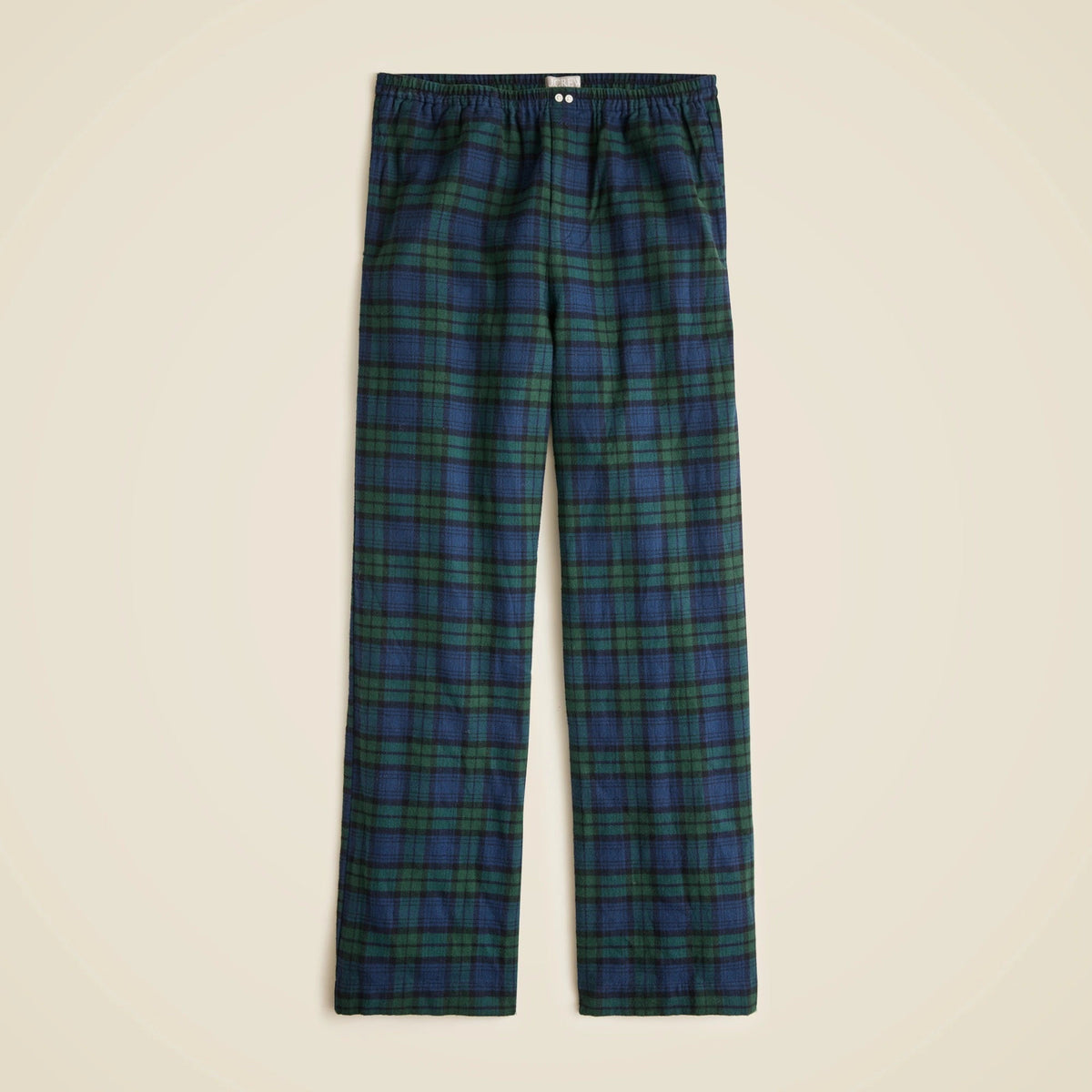 Pajama pant in Black Watch cotton flannel