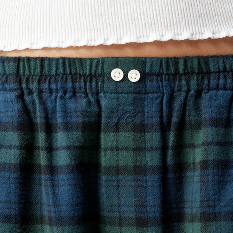 Pajama pant in Black Watch cotton flannel