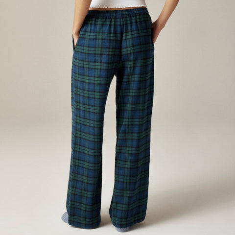 Pajama pant in Black Watch cotton flannel