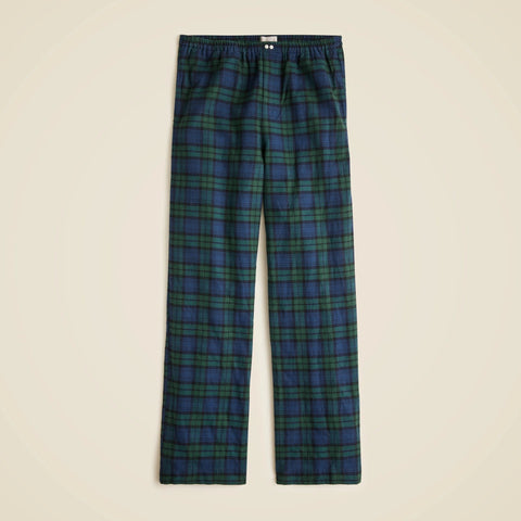 Pajama pant in Black Watch cotton flannel