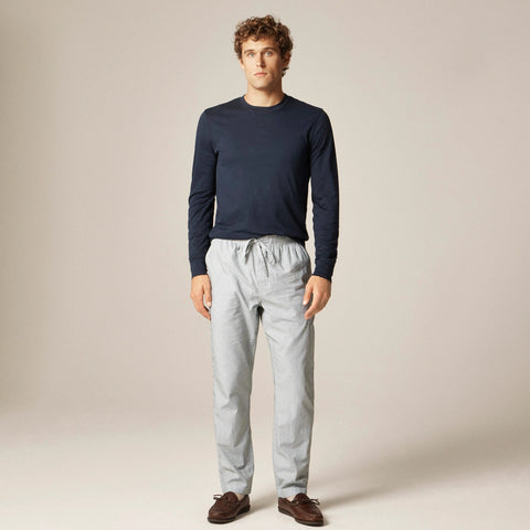 Pajama pant in cotton poplin