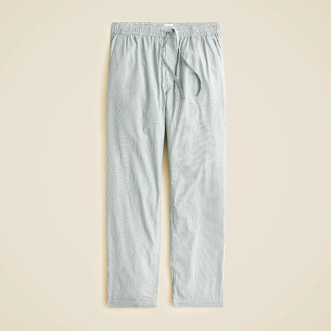 Pajama pant in cotton poplin