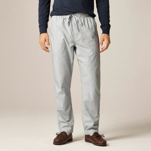 Pajama pant in cotton poplin