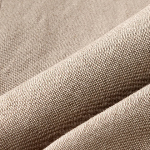 Ludlow Slim-fit double-breasted suit jacket in Irish cotton-linen blend