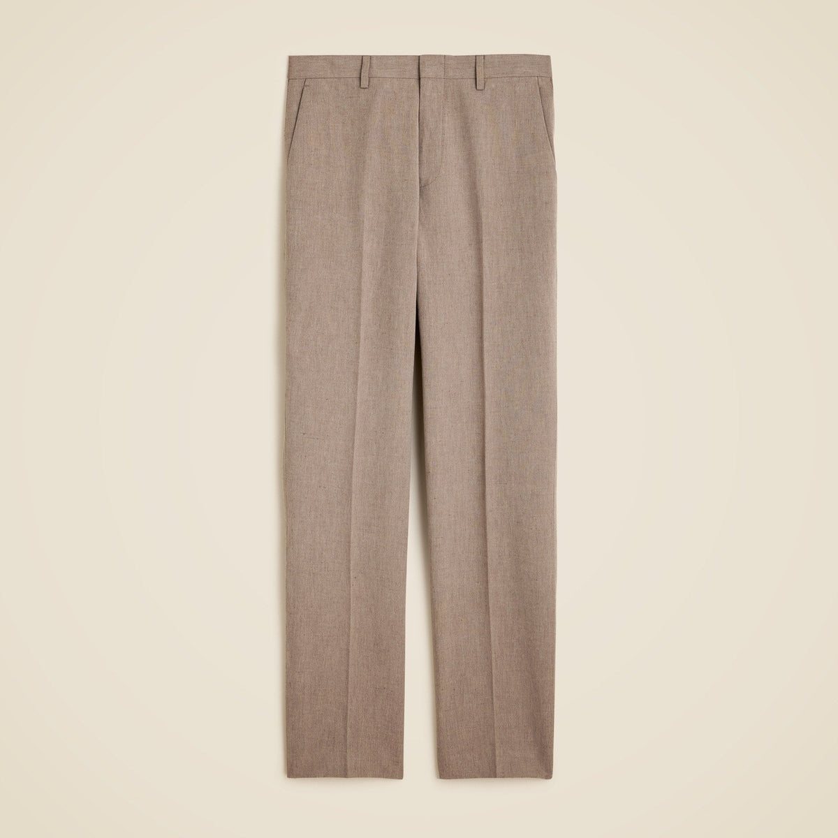Ludlow Slim-fit suit pant in Irish cotton-linen blend