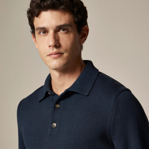 Heritage cotton sweater-polo