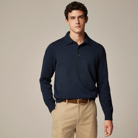 Heritage cotton sweater-polo