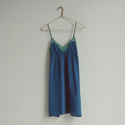 Araks X J.Crew mini slip dress in crepe de chine