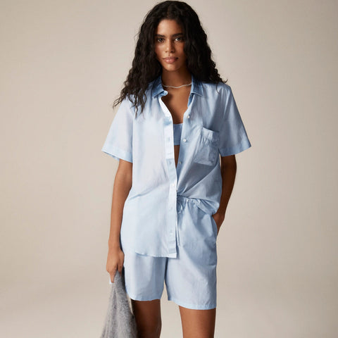Araks X J.Crew pajama set in cotton-silk voile blend