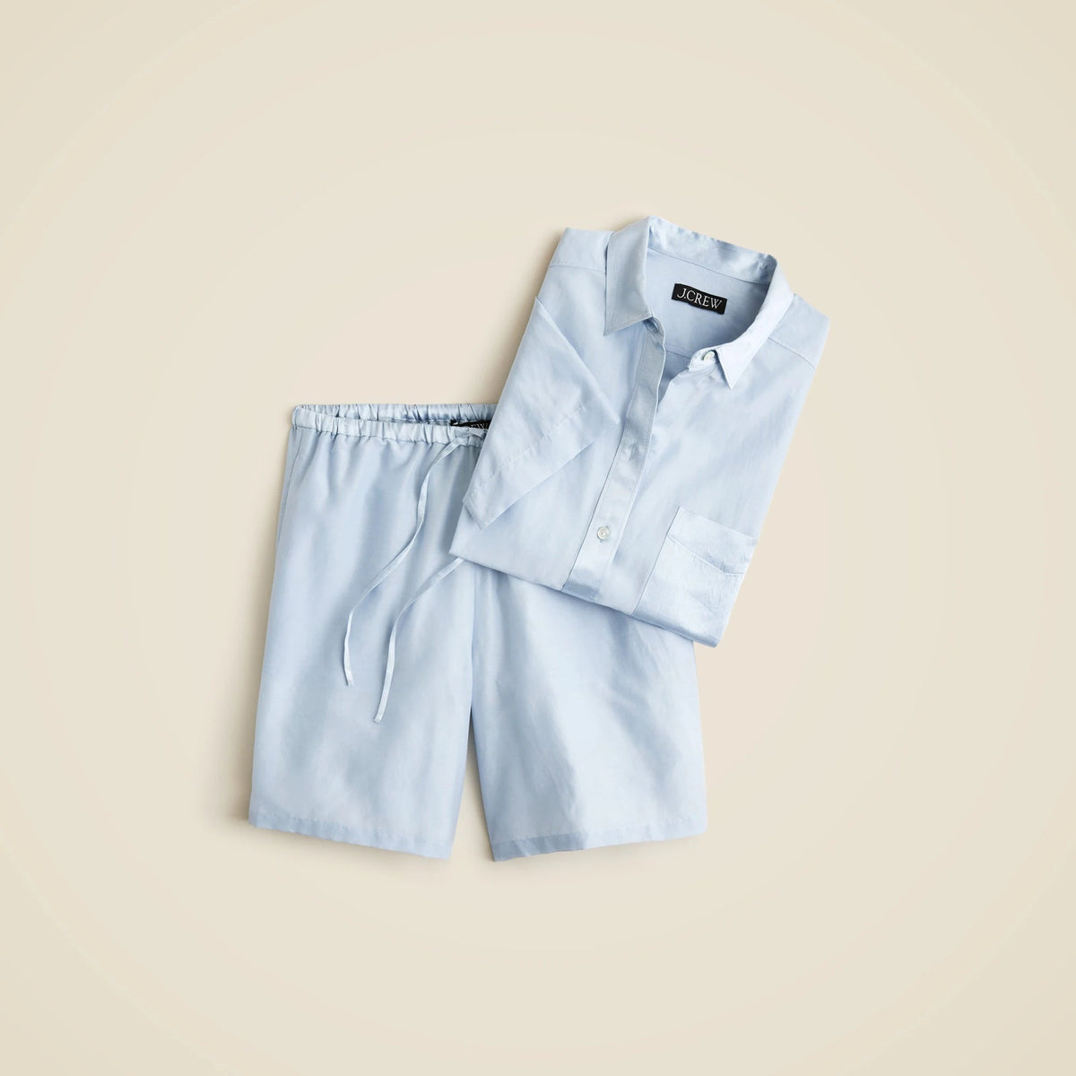 Araks X J.Crew pajama set in cotton-silk voile blend