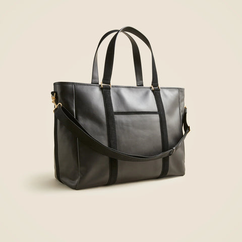 Berkeley overnight tote in leather