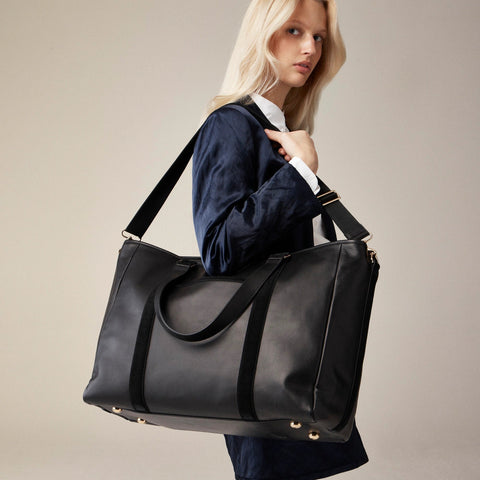 Berkeley overnight tote in leather