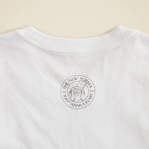 Limited-edition The New Yorker X J.Crew vintage-wash cotton graphic T-shirt