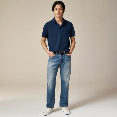 Performance piqué polo shirt