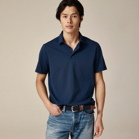 Performance piqué polo shirt